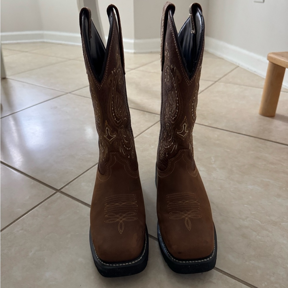 Brown Western Cowboy Boots